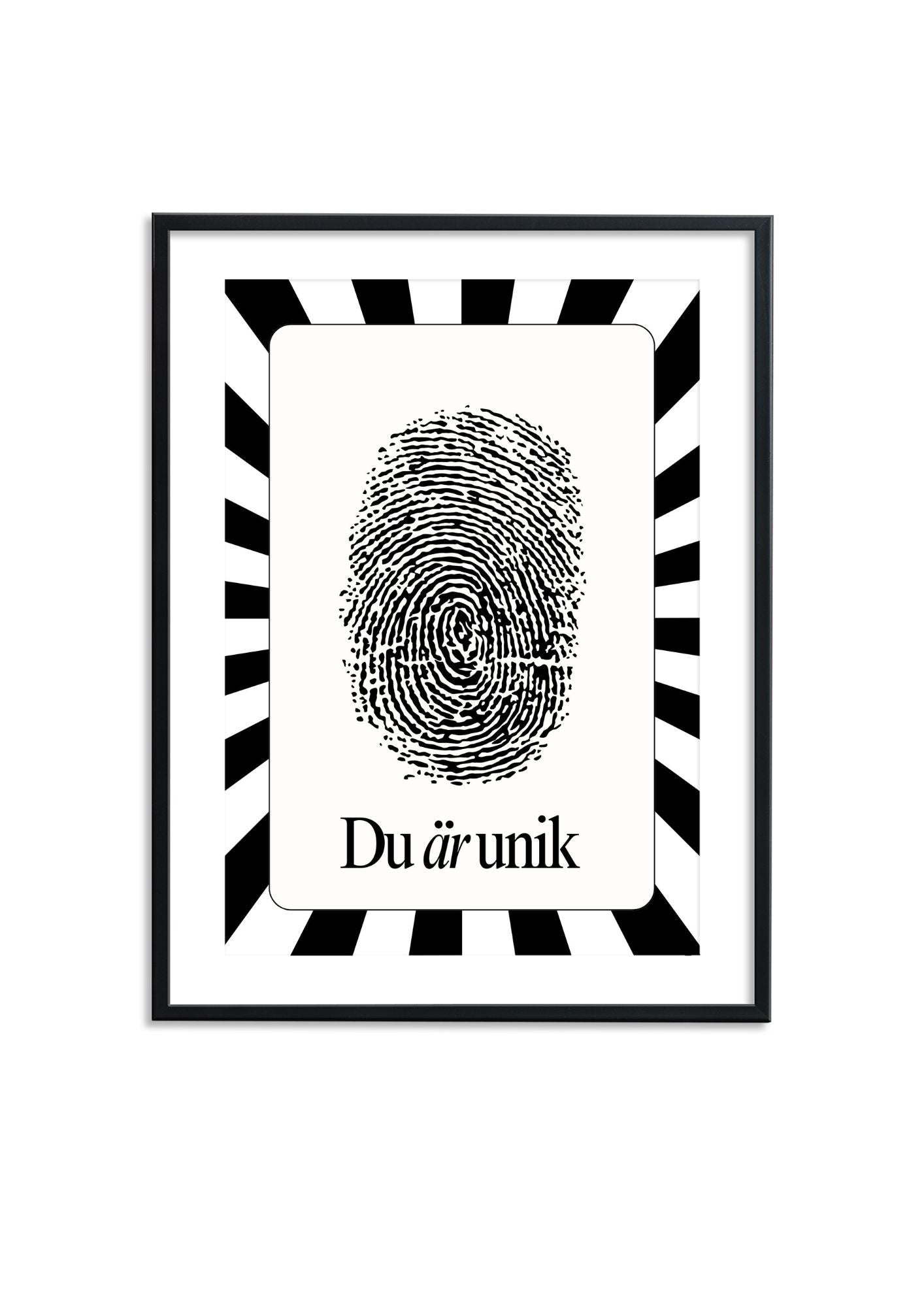 Du är unik - Poster