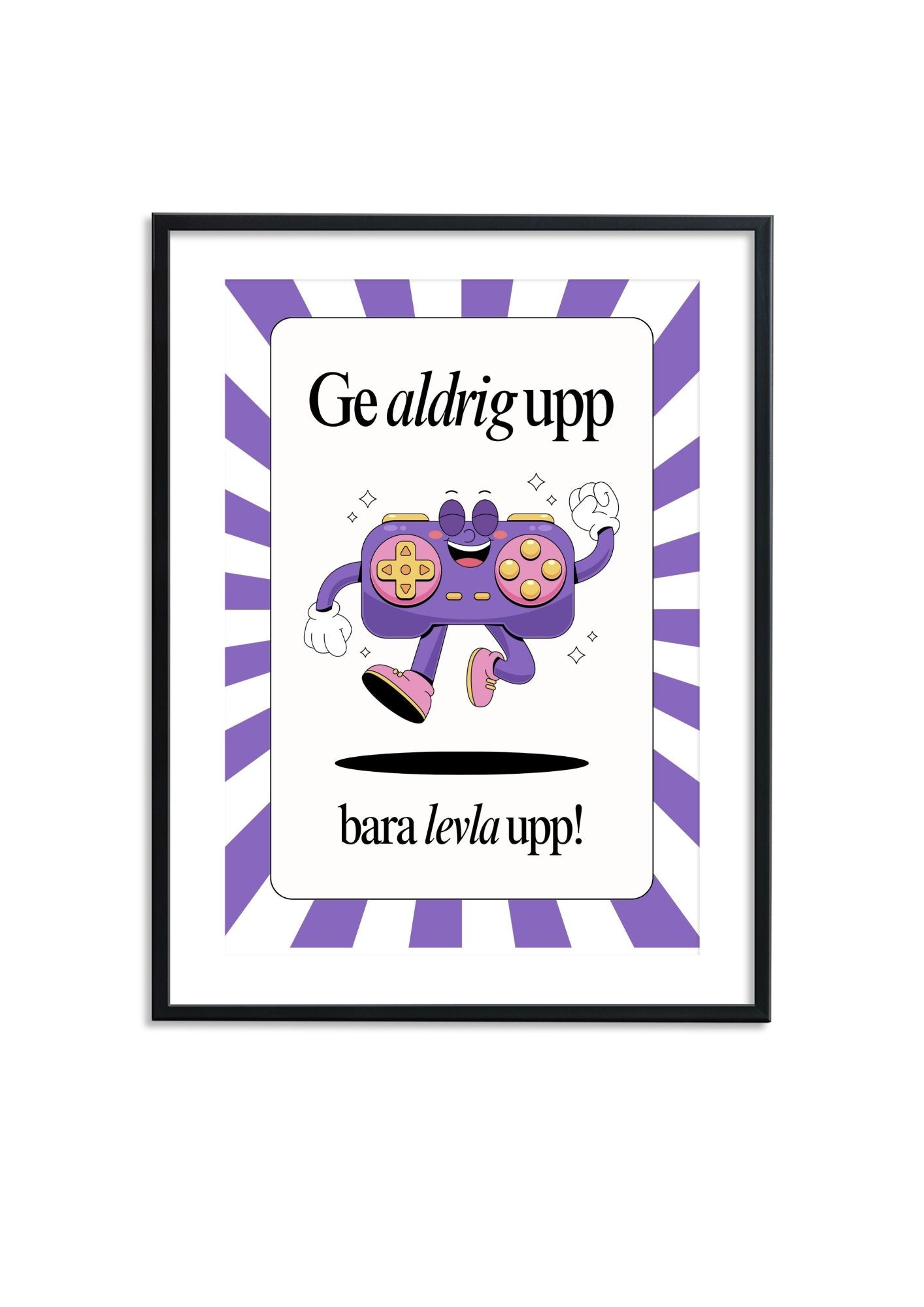 Ge aldrig upp - Poster