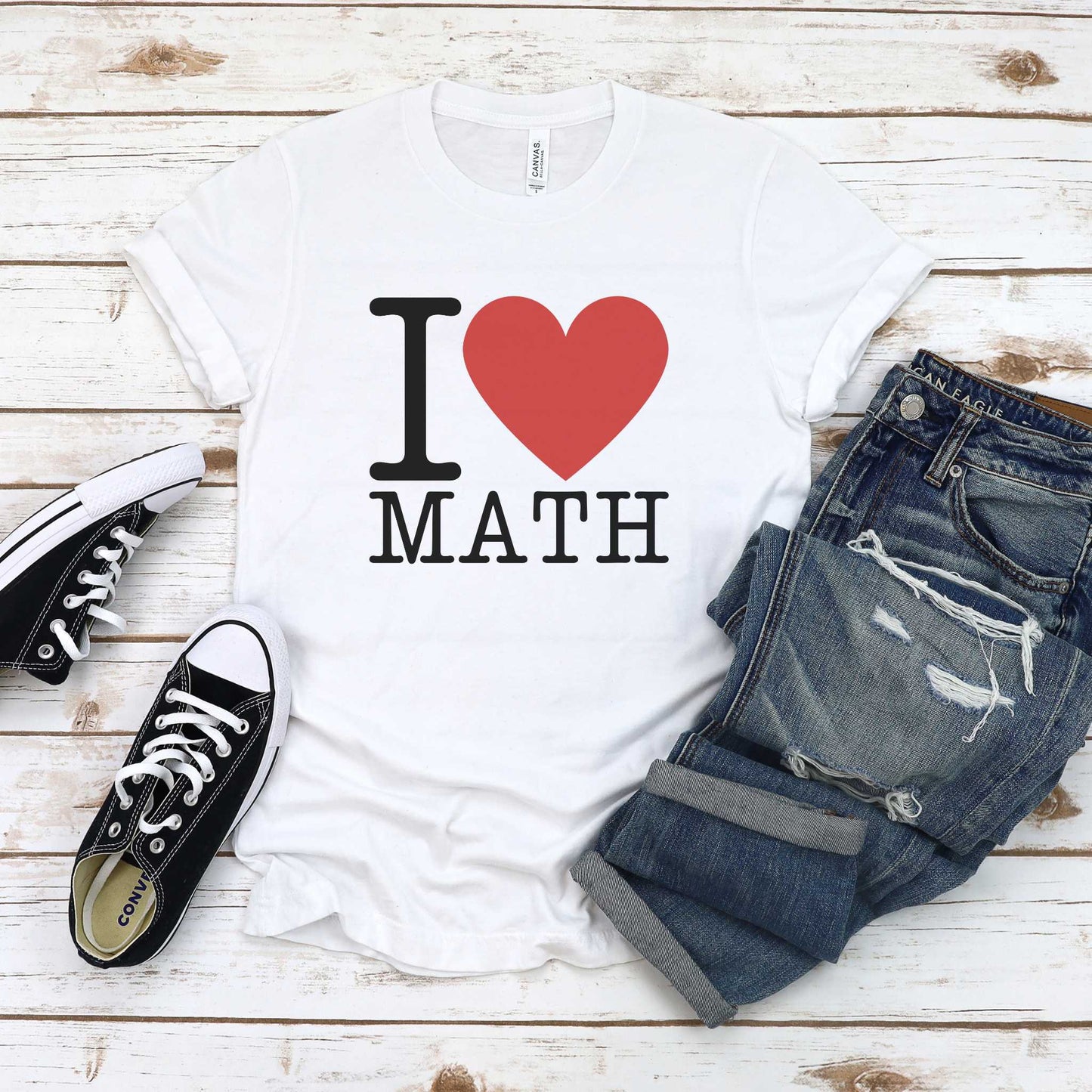 I Love Math - T-shirt