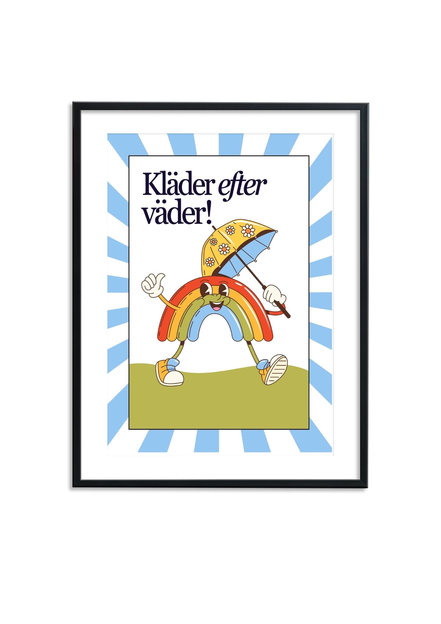 Kläder efter väder - Poster