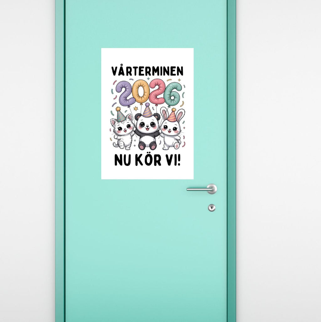 Vårterminen, nu kör vi! - Poster