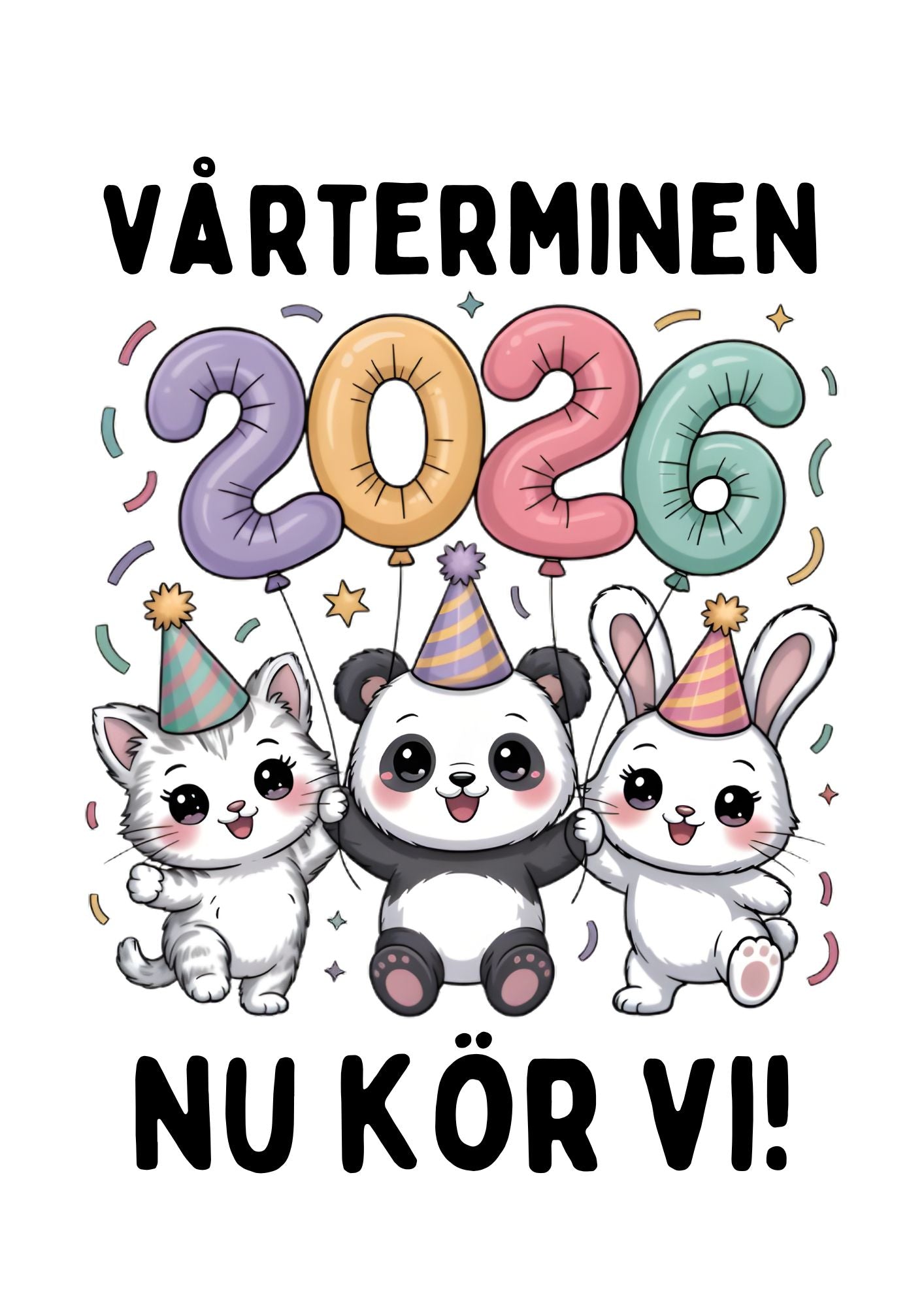 Vårterminen, nu kör vi! - Poster