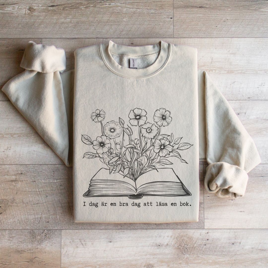 I dag är en bra dag att läsa en bok - Collegetröja