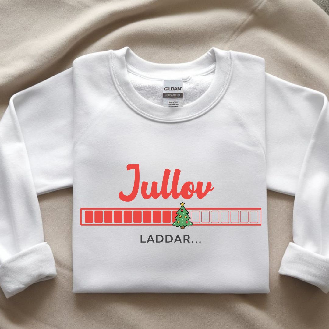 Jullov laddar - Collegetröja