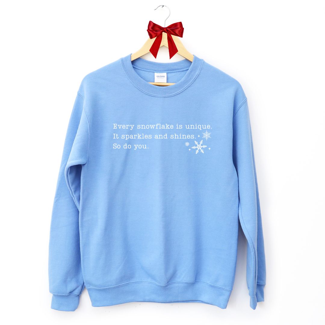 Every snowflake is unique - Collegetröja