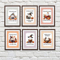 Halloween, set om 6 stycken - Poster