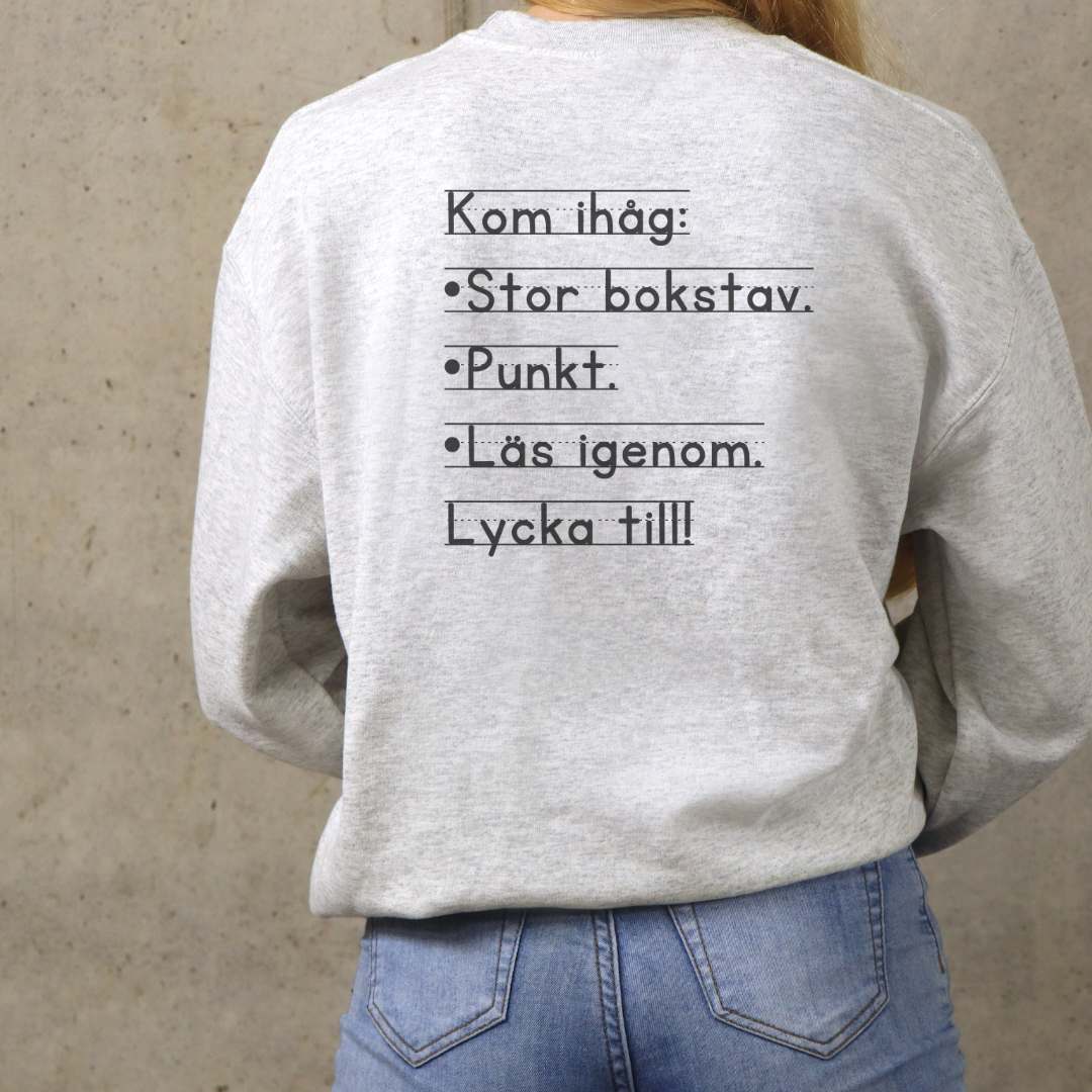 Kom ihåg - Collegetröja