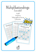 Multiplikationsbingo 2:ans tabell