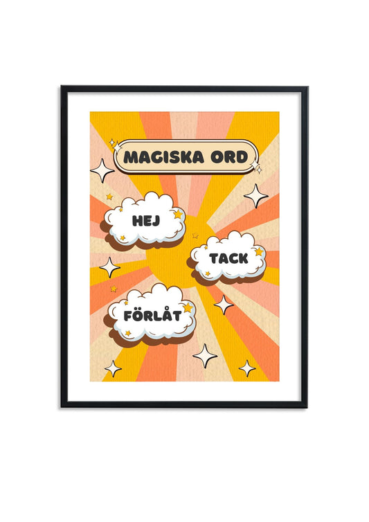 Magiska ord - Poster