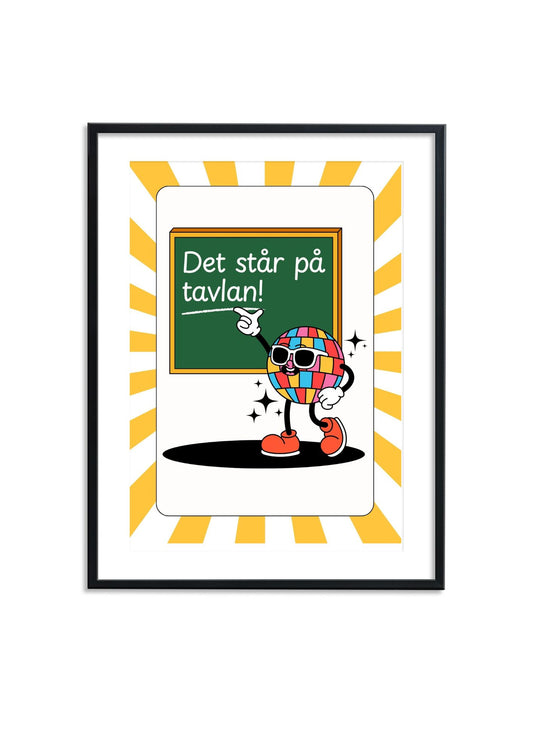 Det står på tavlan - Poster