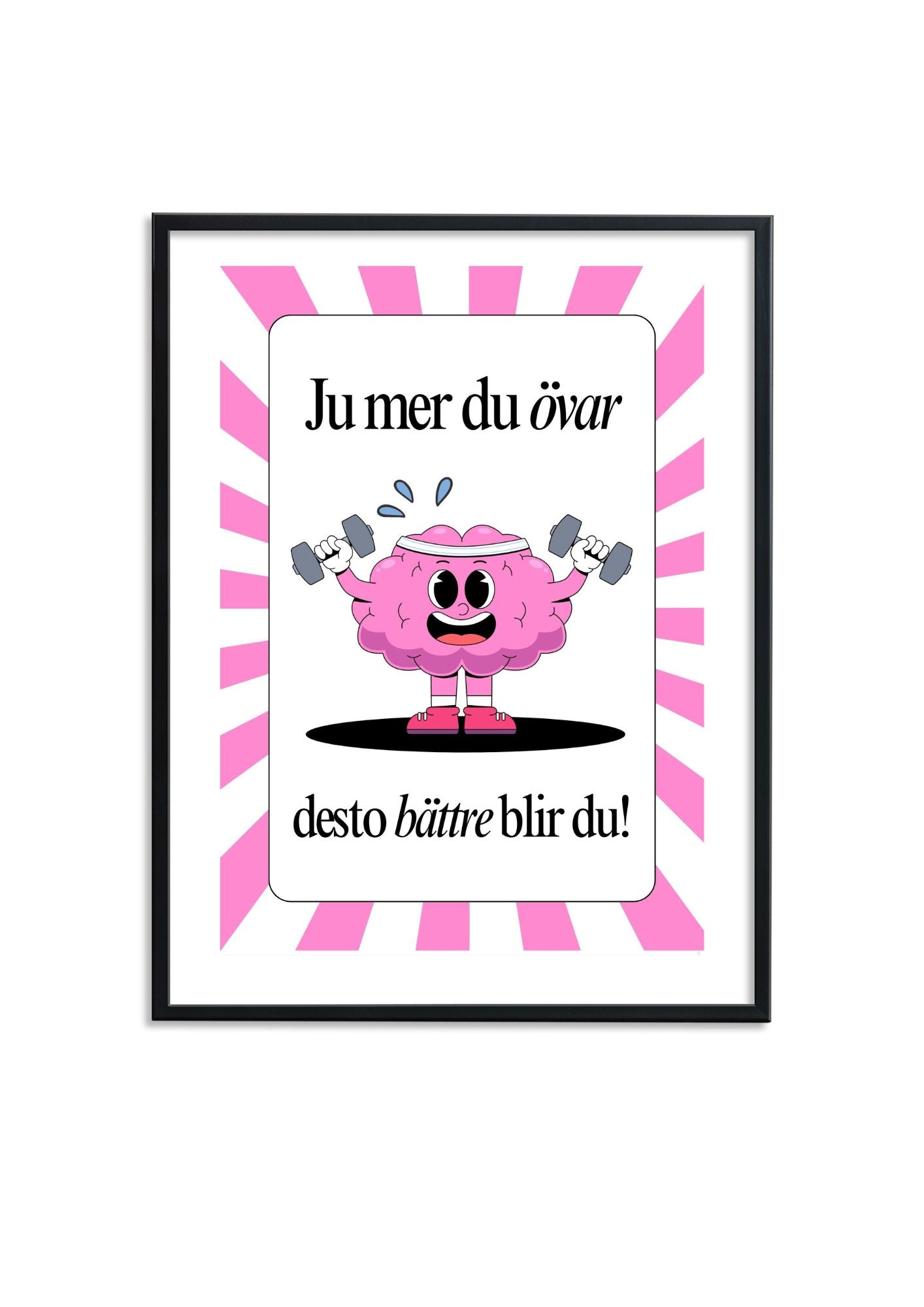 Ju mer du övar - Poster