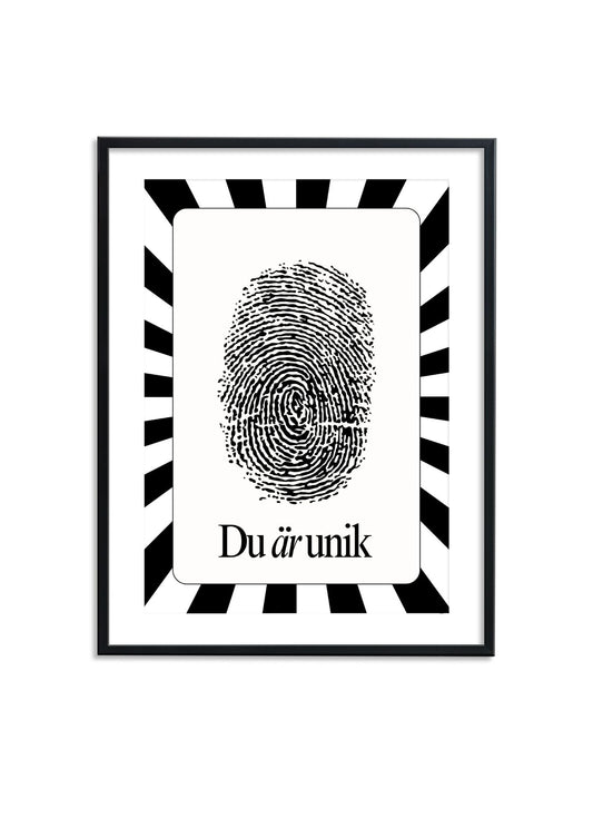 Du är unik - Poster