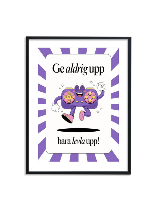 Ge aldrig upp - Poster