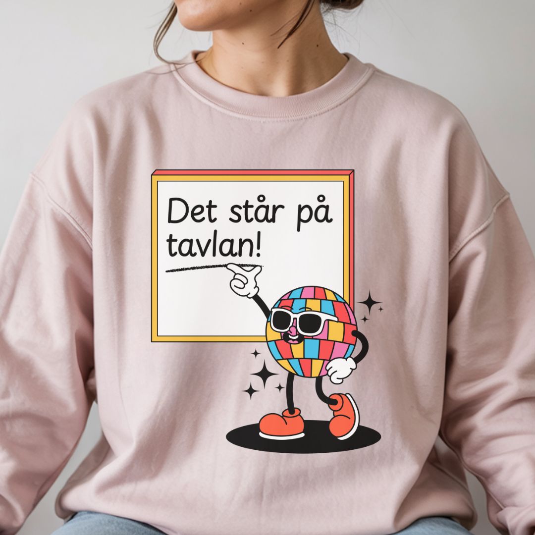 Det står på tavlan - Collegetröja