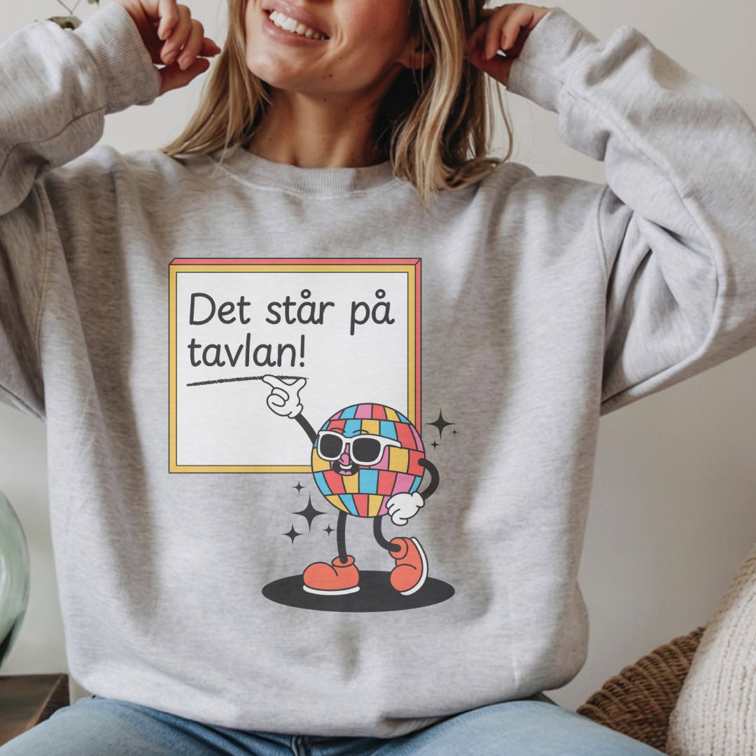 Det står på tavlan - Collegetröja