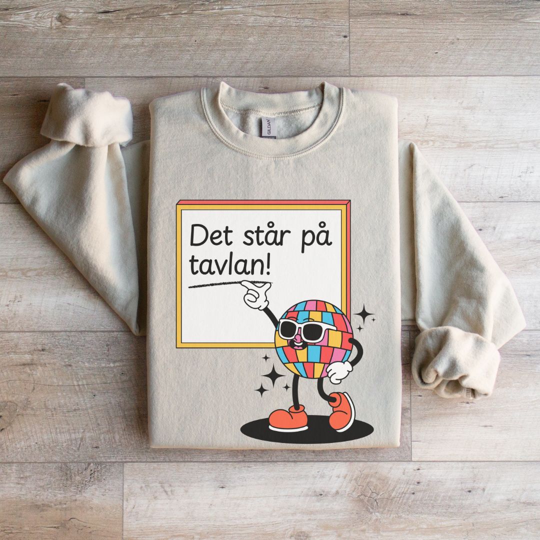 Det står på tavlan - Collegetröja