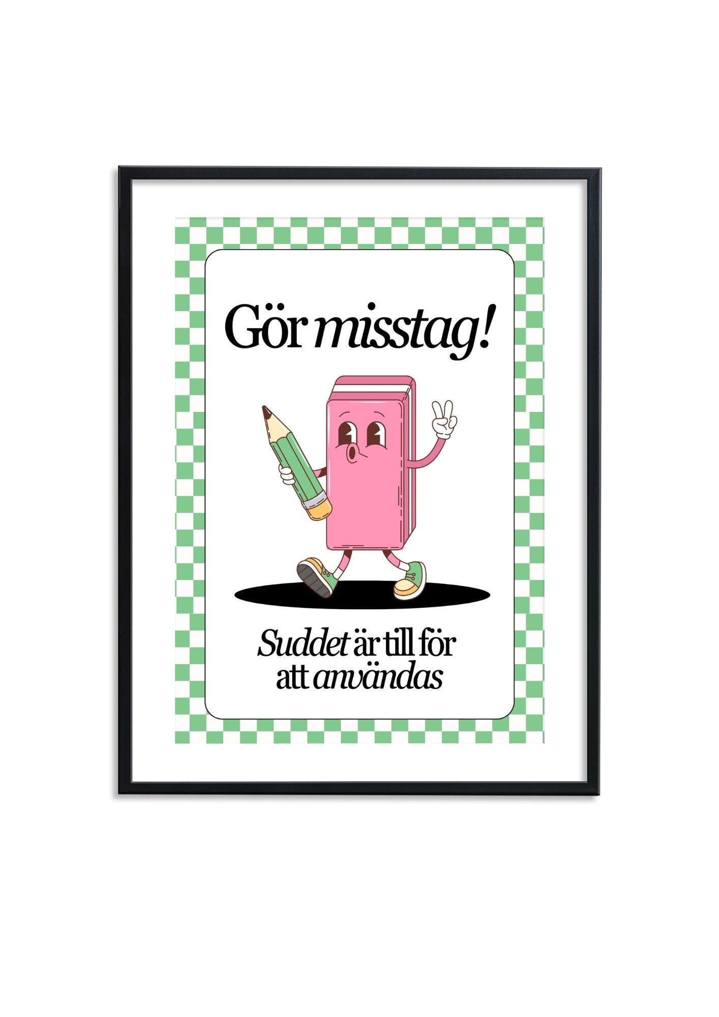 Gör misstag! - Poster