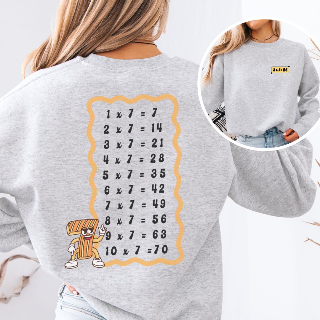 Sjuans tabell - Collegetröja