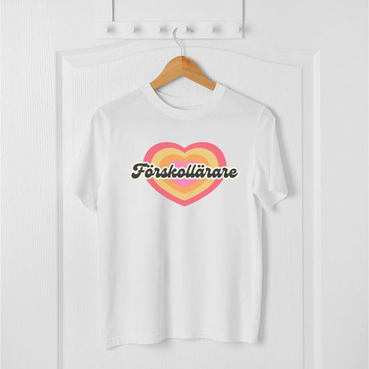 T-shirt Förskollärare hjärta
