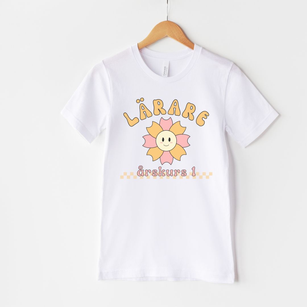 Lärare Åk 1 blomma - T-shirt