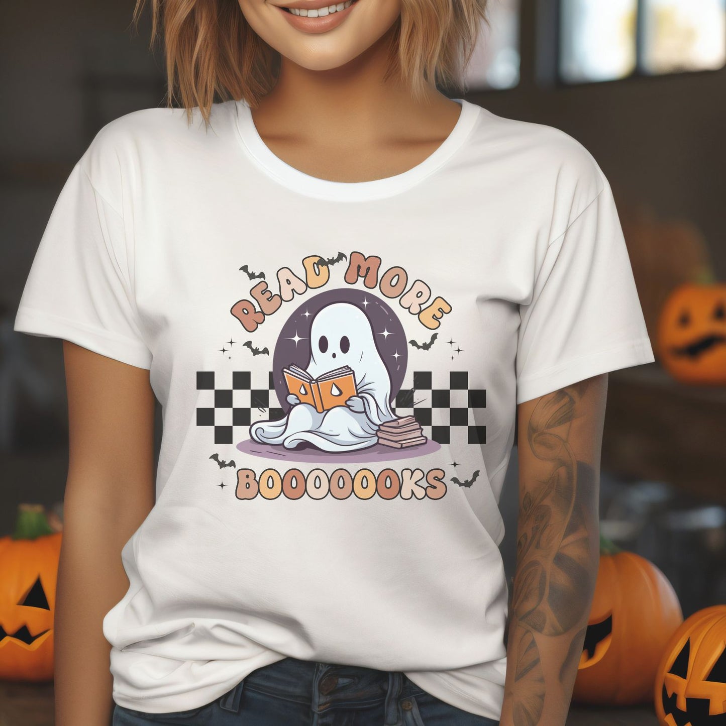 Halloween T-shirt Read more books