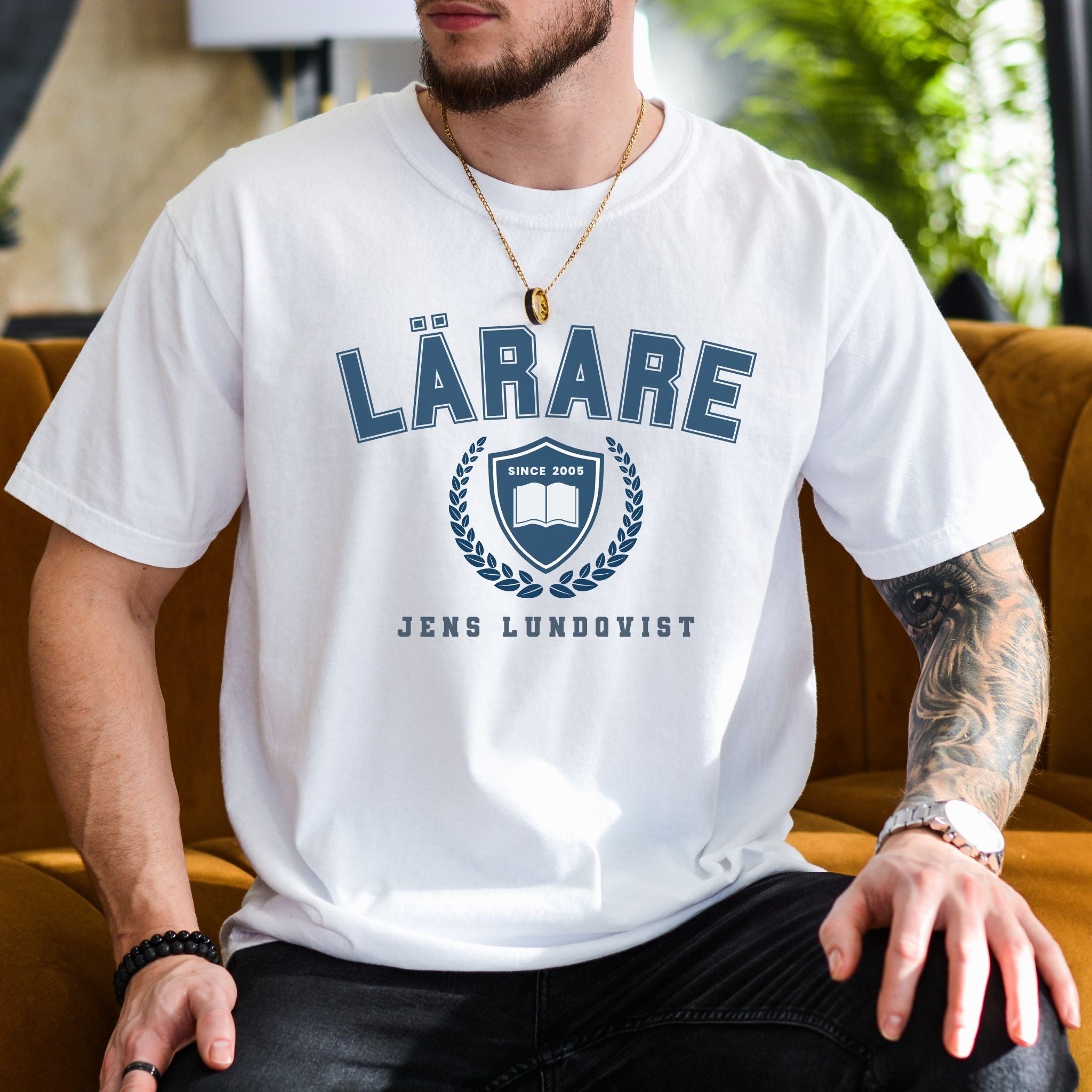 Lärare - T-shirt med ditt namn