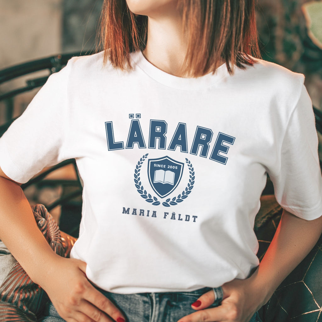 Lärare - T-shirt med ditt namn