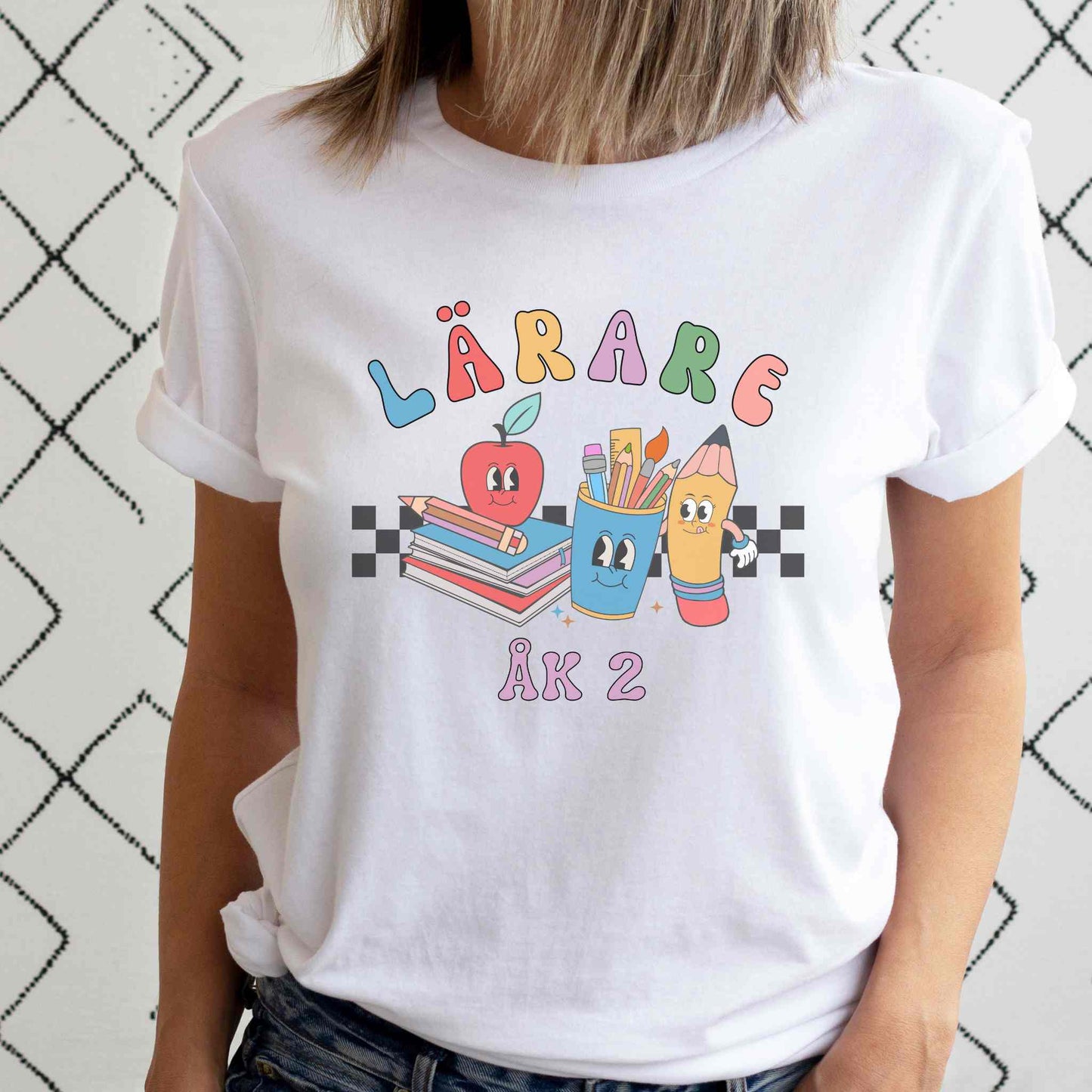 Retro T-shirt,  Lärare Åk 2