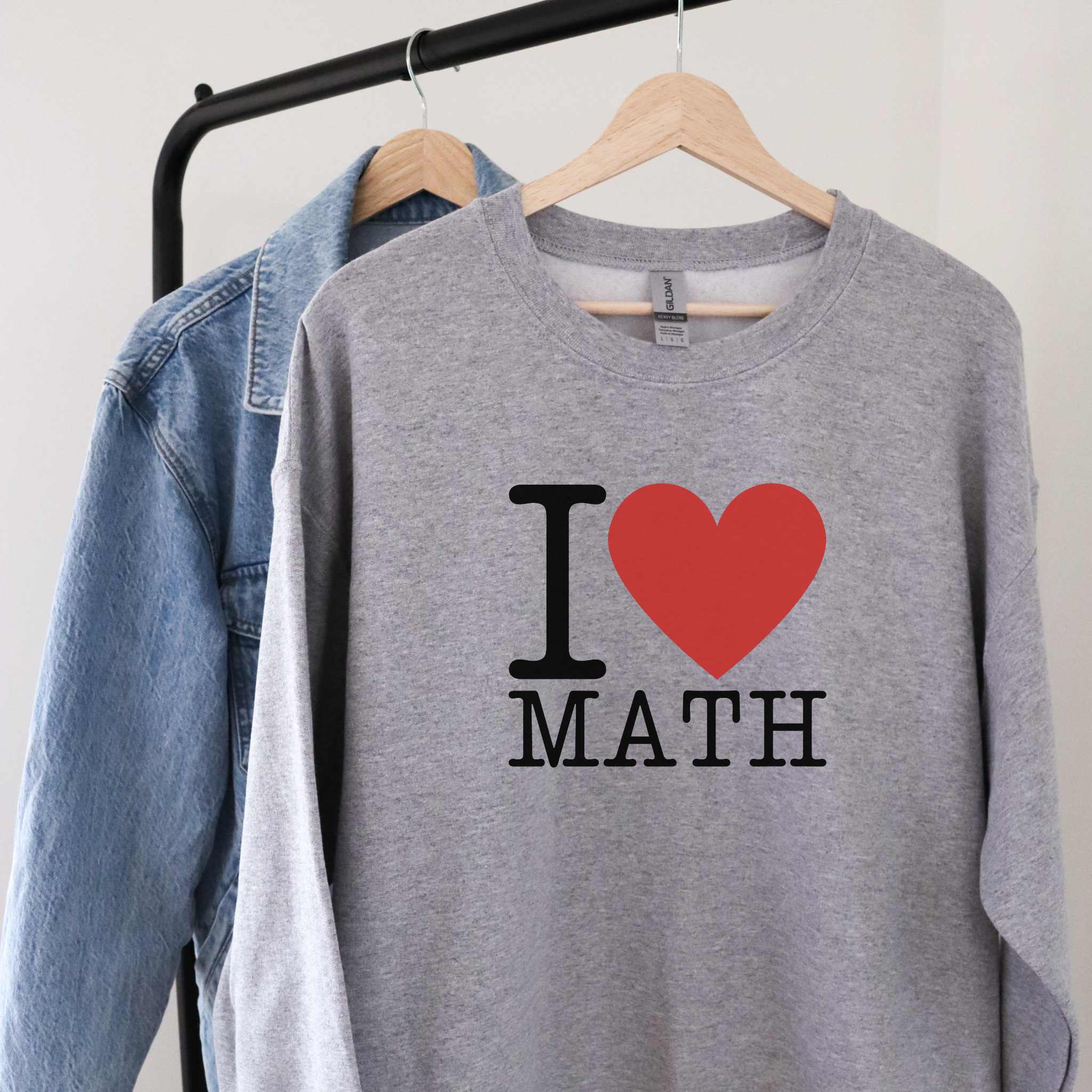 I Love Math - Collegetröja