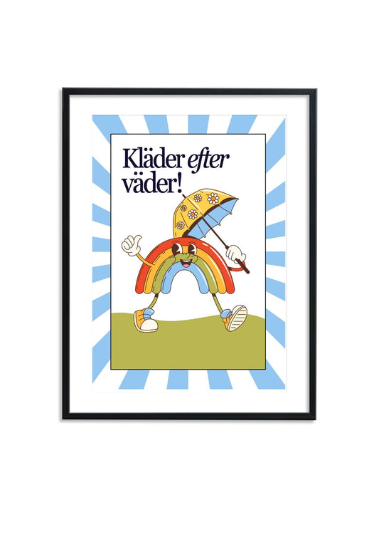 Kläder efter väder - Poster